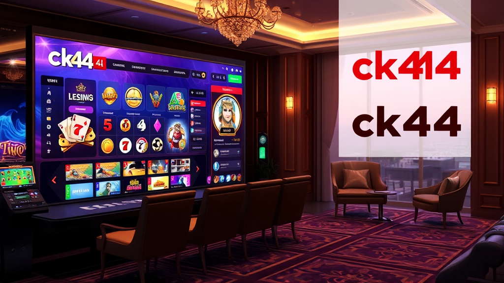ck44: Your Ultimate Guide to Online Casino Entertainment in Bangladesh